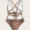 Leopard Criss Cross One Piece Swimsuit -Curated Swimwear 15617098563896640421 thumbnail 405x552
