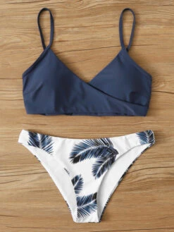 Palm Random Print Adjustable Strap Bikini Swimsuit -Curated Swimwear 15779373813ccace80603e890d1fb05363ee2fa8b5 thumbnail 405x552