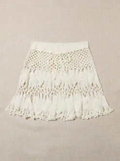 Tie Waist Crochet Cover Up Skirt -Curated Swimwear 15867529866803e2aa29e193bf9cd461c4e3db0ec4 thumbnail 405x552