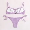 Solid Bikini Set Knot Front Underwire Bra & Tie Side Bottom 2 Piece Bathing Suit -Curated Swimwear 1588246618ab07ed86cc366a13cbdd9686501b5c84 thumbnail 405x552