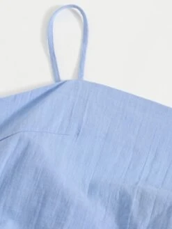 SHEIN WYWH Cut Out Tie Back Ruffle Trim Wrap Hem Slip Dress -Curated Swimwear 1609303100c7b744d4e60a813e84d47c5da3e1780e thumbnail 405x552