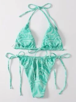 3pack Allover Print Triangle Bikini Swimsuit & Beach Skirt -Curated Swimwear 16267468440cba2ee996b779a48d3393764eb8b65e thumbnail 405x552