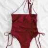 Drawstring Side One Shoulder One Piece Swimsuit -Curated Swimwear 1627954817a09d8f63856d079470a2e545d489a464 thumbnail 405x552