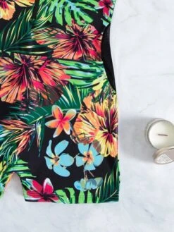 Tropical Print Zipper One Piece Swimsuit -Curated Swimwear 163401014430db7c8c313a3901cfdb71fa603c51cc thumbnail 405x552