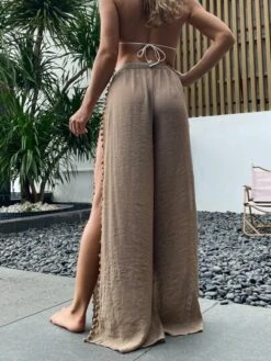 Pom-pom Detail Cover Up Pants -Curated Swimwear 163531447387af2d2f7b097a03075ef020aa264523 thumbnail 405x552