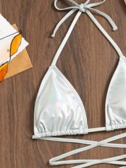 3pack Metallic Triangle Bikini Swimsuit & Beach Skirt -Curated Swimwear 163671305884b408f74a52e9a1585542fd716829a7 thumbnail 405x552
