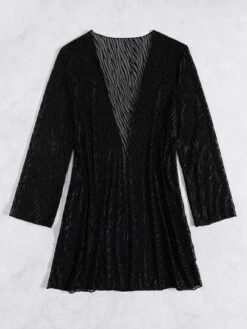 Zebra Striped Mesh Kimono -Curated Swimwear 1640142977ff34ff8ff9c10e43f74c09f48aa5d74e thumbnail 405x552