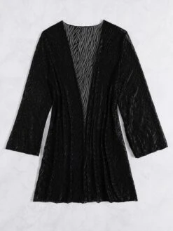 Zebra Striped Mesh Kimono -Curated Swimwear 1640142979698774ba4d3d8b3db3d6a44afbb5e9d0 thumbnail 405x552