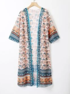 Floral Print Chiffon Kimono -Curated Swimwear 1640251810e0a5a64607d12577f9eadbdea17b995e thumbnail 405x552
