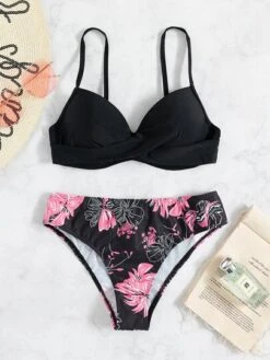 Floral Print Push Up Bikini Swimsuit -Curated Swimwear 1640574800af16c9e3af4cda444f12e4c078d33ced thumbnail 405x552