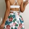 Tropical Print Tankini Set Wrap Push Up Swim Dress With High Waist Bikini Bottom 2 Piece Bathing Suit -Curated Swimwear 1641985344b5fc33990faf7b4977f63cc6f94bfd31 thumbnail 405x552
