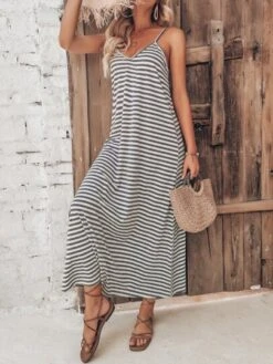 SHEIN LUNE Striped Print Cami Dress -Curated Swimwear 1645180421a9ba40787c908d4197b075a3acb17cc7 thumbnail 405x552