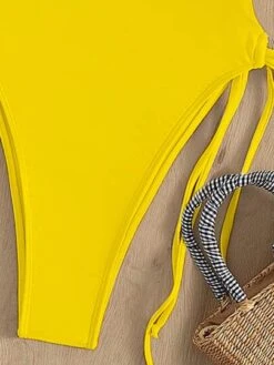 Tie Side One Piece Swimsuit -Curated Swimwear 16462726941da592279eea752ec1fdeaa8cb1d2cfd thumbnail 405x552