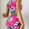 Tropical Print Bikini Set Letter Tape Cross Tank Top & Boxer Shorts 2 Piece Swimsuit -Curated Swimwear 1648437796aa5de1da520e986992c05b00531309e1 thumbnail 405x552