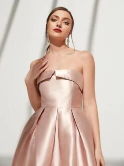 SHEIN Belle Fold Pleated Detail Tube Dress -Curated Swimwear 1648879720cfda247ec70c32274fa84af6964ab773 thumbnail 405x552