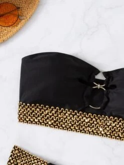 Stitch Detail Ring Linked Bandeau Bikini Swimsuit -Curated Swimwear 1649748610bbfbf9177652b5d37caa4db0f5f2fa1d thumbnail 405x552