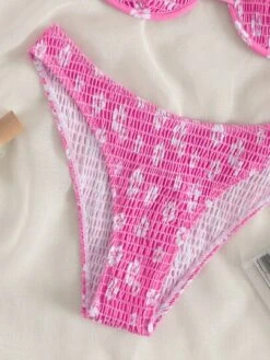 Floral Smocked Underwire Bikini Swimsuit -Curated Swimwear 1651044860c11ac73e57688aaa75f5fd39db05f8c6 thumbnail 405x552