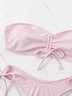 Tie Front Bandeau Bikini Swimsuit -Curated Swimwear 1651198317a3da03d2c61c42807e8ad9b14f064d9a thumbnail 405x552