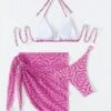 3pack Floral Triangle Thong Bikini Swimsuit & Beach Skirt -Curated Swimwear 1651733718cfac64e706c09de38890065a5ed30a08 thumbnail 405x552