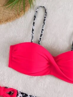 Random Floral Print Wrap Cross Tie Back Push Up Bikini Swimsuit -Curated Swimwear 1653360264ecb0e76caf55193f9efecbecaa414072 thumbnail 405x552