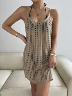 Hollow Out Cover Up Dress Without Bikini -Curated Swimwear 1654502202eeb06a987676f59c25800c3a73a018c9 thumbnail 405x552