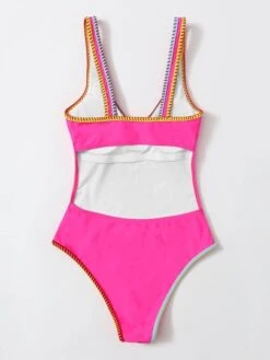 Letter Graphic One Piece Swimsuit