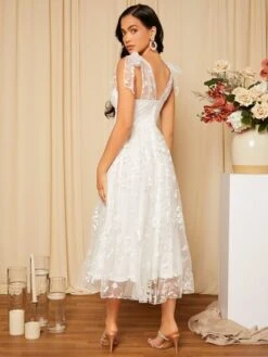 SHEIN Belle Floral Embroidery Tie Shoulder Bustier Schiffy Wedding Dress -Curated Swimwear 16584721745d0e2db351fbcf016f3ae095aed3bffa thumbnail 405x552