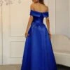 Off Shoulder Boxy Pleated Split Thigh Prom Dress -Curated Swimwear 166606482780197869d4254b5c6377946c51ca505c thumbnail 405x552