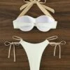 Color Block Halter Push Up Bikini Swimsuit -Curated Swimwear 16679741029895affb899b9f204ee3a96a317b508b thumbnail 405x552