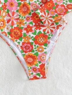 Floral Print Zip Front One Piece Swimsuit -Curated Swimwear 167029215008fc993327feeb47efa6b53ebd569aab thumbnail 405x552