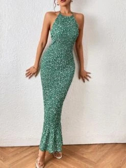 SHEIN Privé Ditsy Floral Print Tie Backless Mermaid Hem Halter Dress -Curated Swimwear 167161227832a6d77cadb8c43496fcd404d7338283 thumbnail 405x552