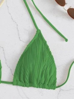 Faux Pearl Decor Tie Back Triangle Thong Bikini Swimsuit -Curated Swimwear 16720195504a1e5a12089106127f1467e569a0ab5f thumbnail 405x552