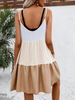 Color Block Cover Up Dress