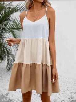 Color Block Cover Up Dress -Curated Swimwear 16721285682e743bce2ad0acbdad911cd8ffc11b7a thumbnail 405x552