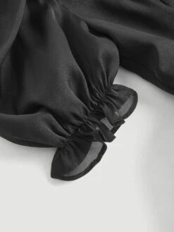 SHEIN MOD Solid Puff Sleeve Dress -Curated Swimwear 1672992403bffb4528b2154b32f02ed918aa0875eb thumbnail 405x552