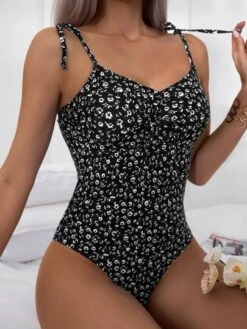 Ditsy Floral Print Ruched One Piece Swimsuit -Curated Swimwear 1673504556ed848924582adef6c887b4eb763ebc30 thumbnail 405x552