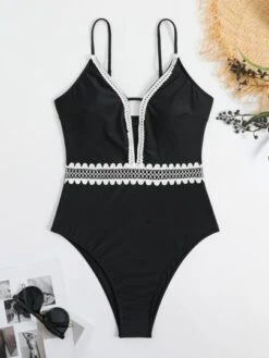 Contrast Trim One Piece Swimsuit -Curated Swimwear 16735911497ce72a6e7e2b7a0c729ee78aed5b35b7 thumbnail 405x552