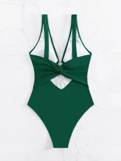 Ring Linked Plunging One Piece Swimsuit -Curated Swimwear 1673766020eeb70abb3b21dcae3af2a8a807d96b03 thumbnail 405x552