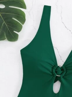 Ring Linked Plunging One Piece Swimsuit -Curated Swimwear 167376602259331f8b5365076e6b8e8aa5c988e0b1 thumbnail 405x552