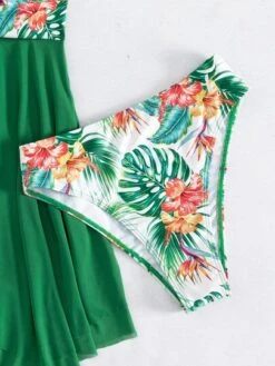 Plant Print Swim Dress With Bikini Bottom -Curated Swimwear 1676605574a1bb0a00a0e1190ec4a45ba94f8de370 thumbnail 405x552