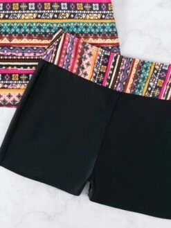 Geo Print Shorts Bikini Swimsuit -Curated Swimwear 1677055307cedcccc773f4fd3c01aba0dc371b67a1 thumbnail 405x552