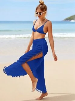 Tassel Trim Split Thigh Cover Up Pants -Curated Swimwear 1677075816991ddea3bbbd3347edd08ca46ef44510 thumbnail 405x552