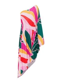 Allover Print One Shoulder Cover Up Dress -Curated Swimwear 1677492329577dadd6183bfb94a5f8943f48956129 thumbnail 405x552