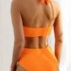 Textured Bikini Set Halter Top & High Waisted Bottom 2 Piece Bathing Suit -Curated Swimwear 1678065774c62868f02b6305688b7301b6b2044bb5 thumbnail 405x552
