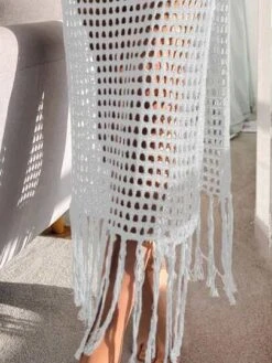 Hollow Out Fringe Trim Crochet Beach Skirt -Curated Swimwear 1678269900206460d906b08360b4f9ea60957a1fc2 thumbnail 405x552