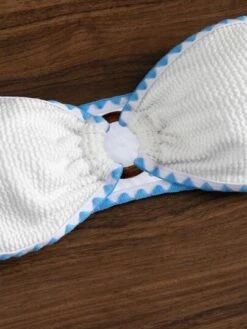 O-ring Detail Whipstitch Trim Bandeau High Cut Bikini Swimsuit -Curated Swimwear 1678332255af89b489ec4a136aeff8394c3bbe4f3c thumbnail 405x552