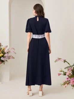 SHEIN Mulvari Floral Print Belted A-line Dress -Curated Swimwear 1678692552bff26a859f3e3804677922df74d3837e thumbnail 405x552