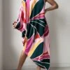 Allover Print One Shoulder Cover Up Dress -Curated Swimwear 16786942159728c6a92c266be2c518898789c245ca thumbnail 405x552