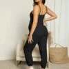 SHEIN Maternity Drawstring Waist Removable Strap Cami Jumpsuit -Curated Swimwear 1678943788981bc2cf422b991c18b00fd10d092b7f thumbnail 405x552