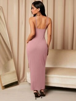 SHEIN Maternity Solid Cami Dress